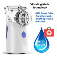 Ultrasonic Respiratory Nebulizer with 100ml Colloidal Silver